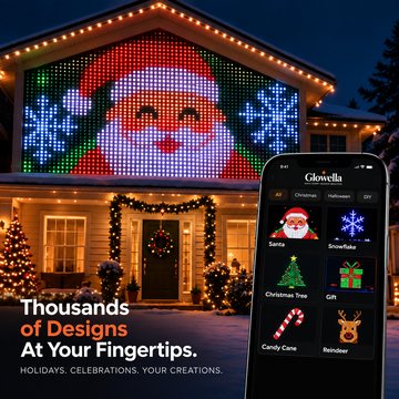 Glowella™ Christmas Smart Curtain Lights